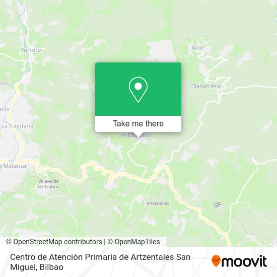 Centro de Atención Primaria de Artzentales San Miguel map