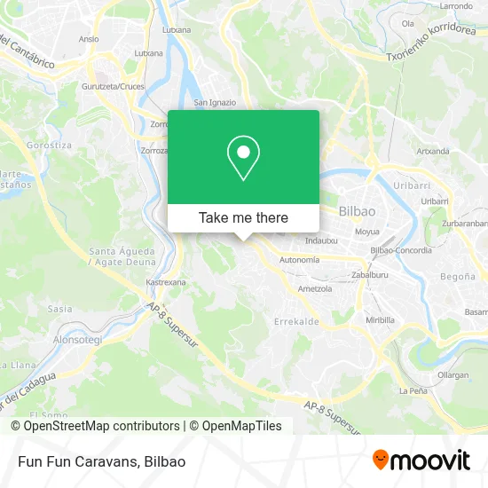 Fun Fun Caravans map