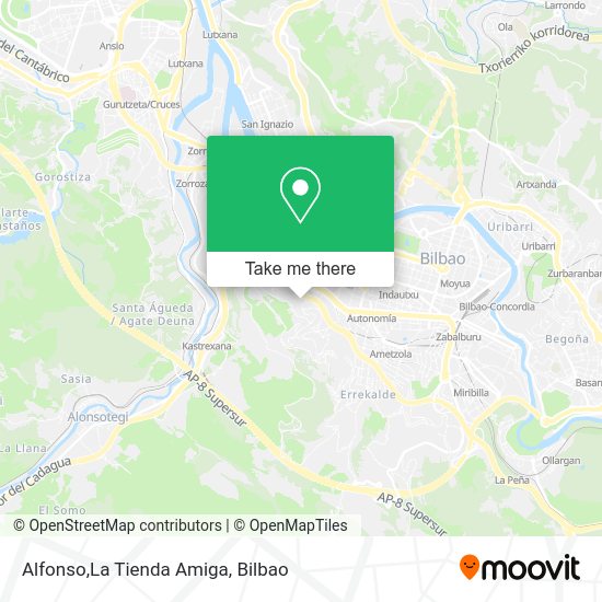Alfonso,La Tienda Amiga map