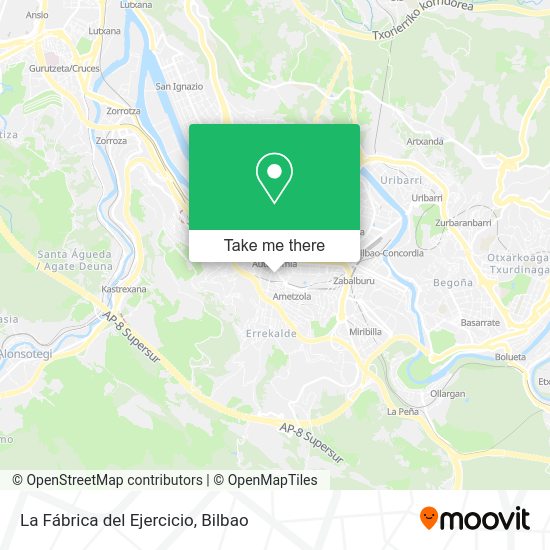 La Fábrica del Ejercicio map