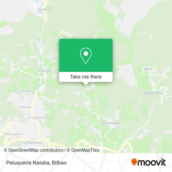 Peluquería Natalia map