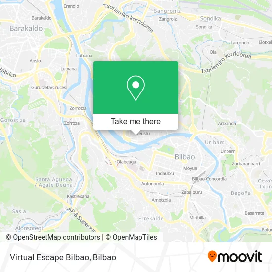 mapa Virtual Escape Bilbao