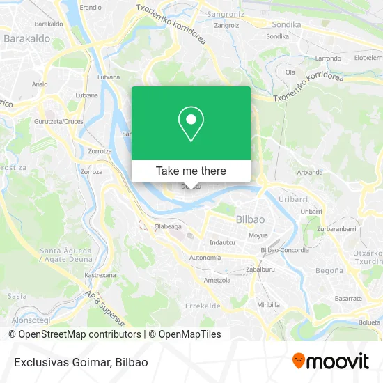 Exclusivas Goimar map