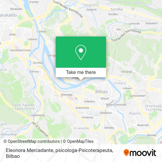 Eleonora Mercadante, psicologa-Psicoterapeuta map