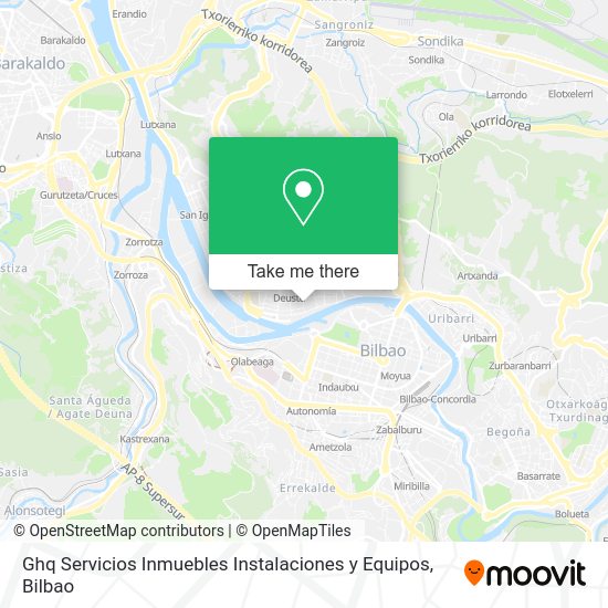 Ghq Servicios Inmuebles Instalaciones y Equipos map