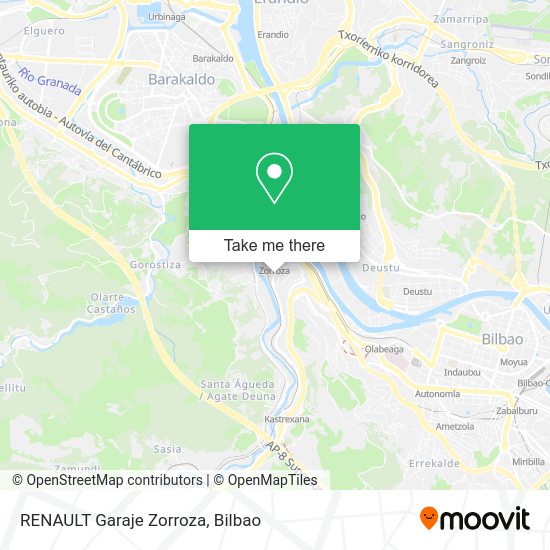 RENAULT Garaje Zorroza map