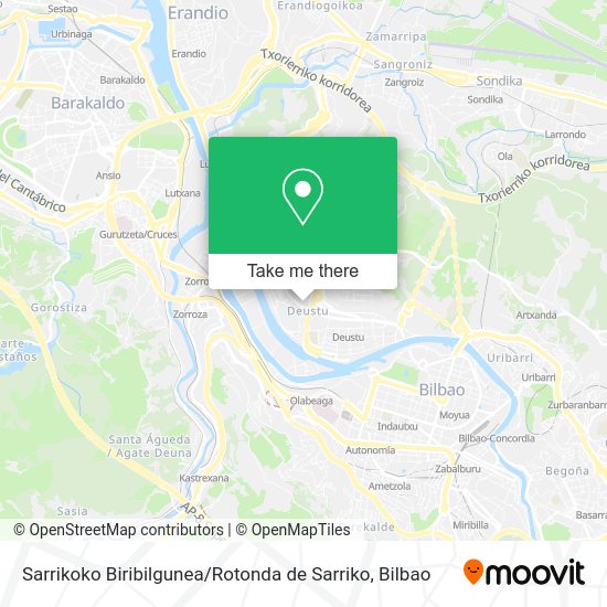 Sarrikoko Biribilgunea / Rotonda de Sarriko map