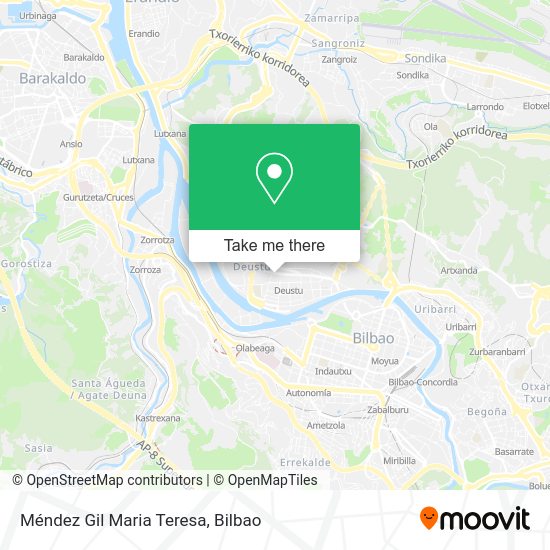 Méndez Gil Maria Teresa map