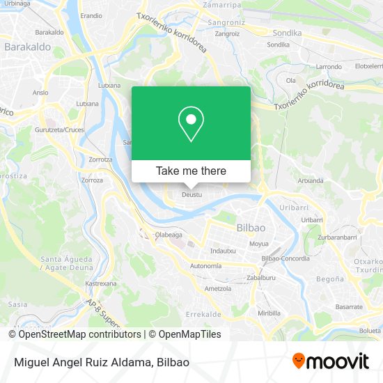 Miguel Angel Ruiz Aldama map