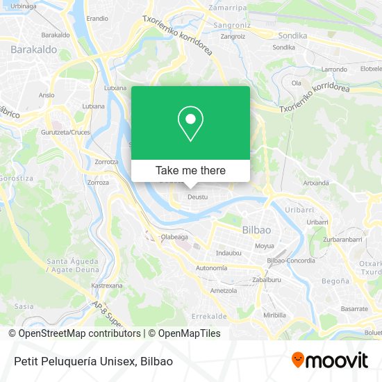 Petit Peluquería Unisex map