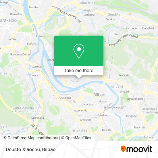Deusto Xiaoshu map
