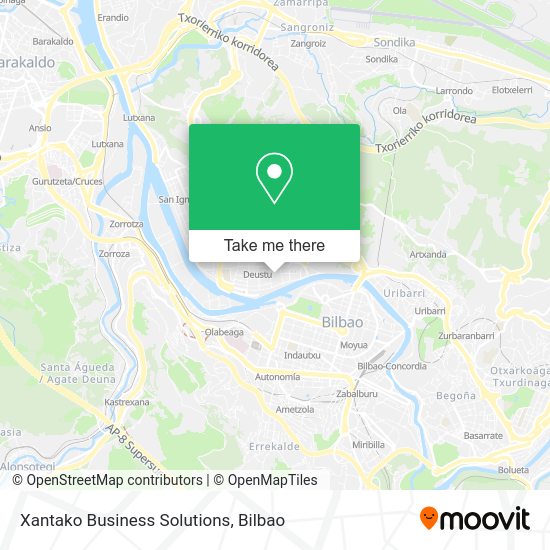Xantako Business Solutions map