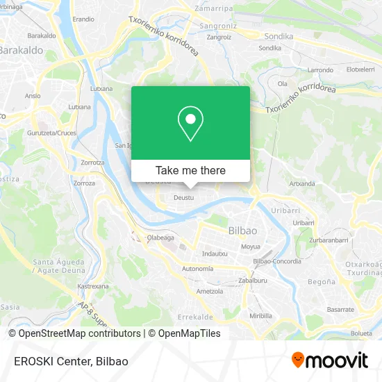 EROSKI Center map