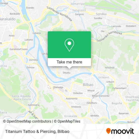 Titanium Tattoo & Piercing map