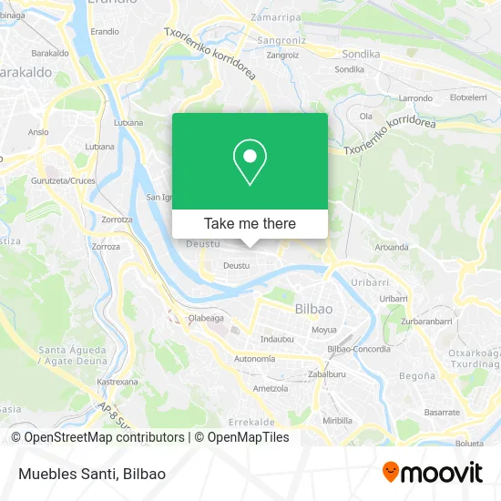 Muebles Santi map
