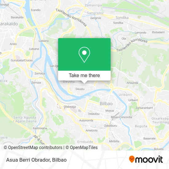 Asua Berri Obrador map