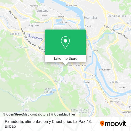 Panadería, alimentacion y Chucherias La Paz 43 map