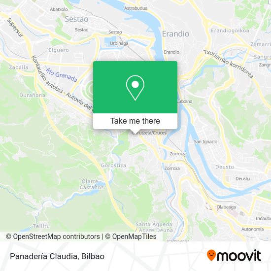 Panadería Claudia map