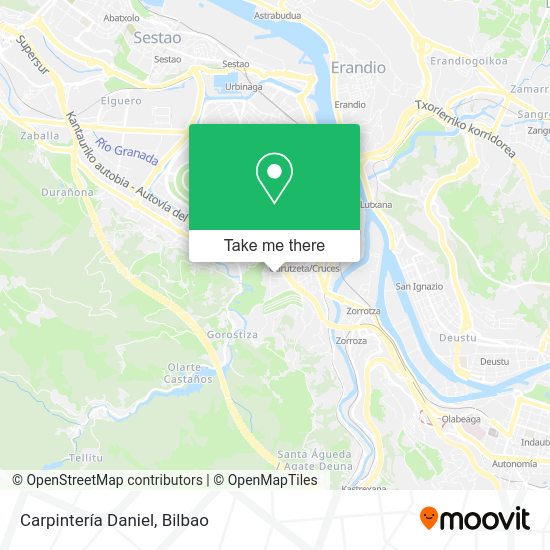 Carpintería Daniel map