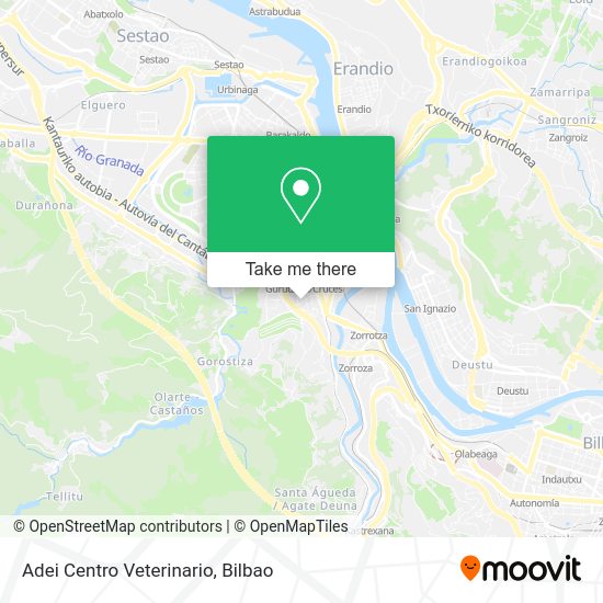 Adei Centro Veterinario map