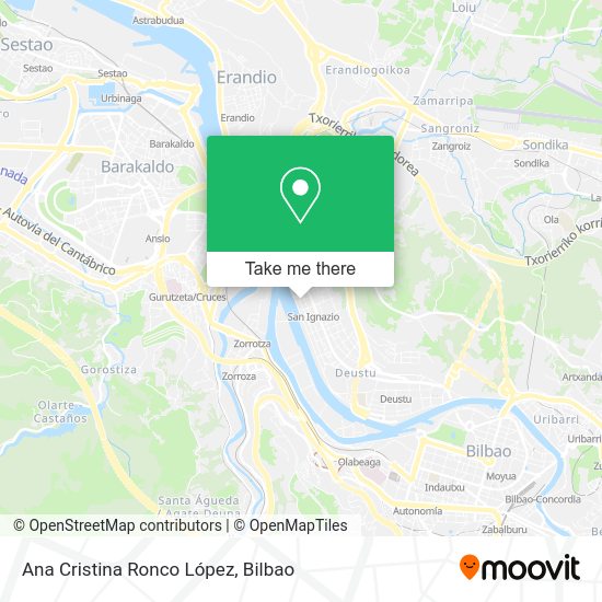 Ana Cristina Ronco López map
