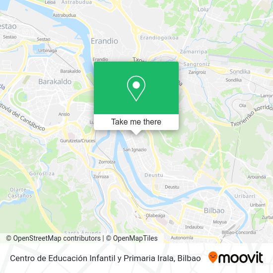 Centro de Educación Infantil y Primaria Irala map