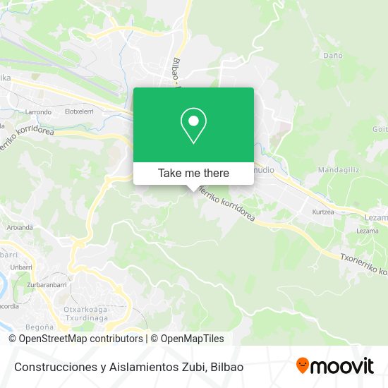 Construcciones y Aislamientos Zubi map