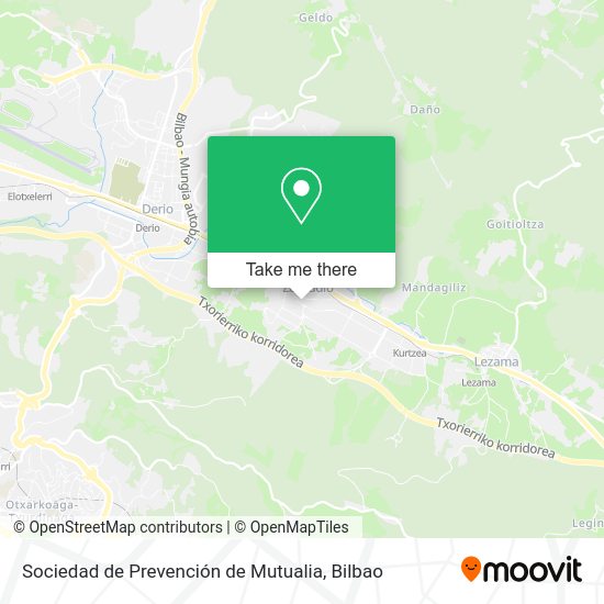 Sociedad de Prevención de Mutualia map