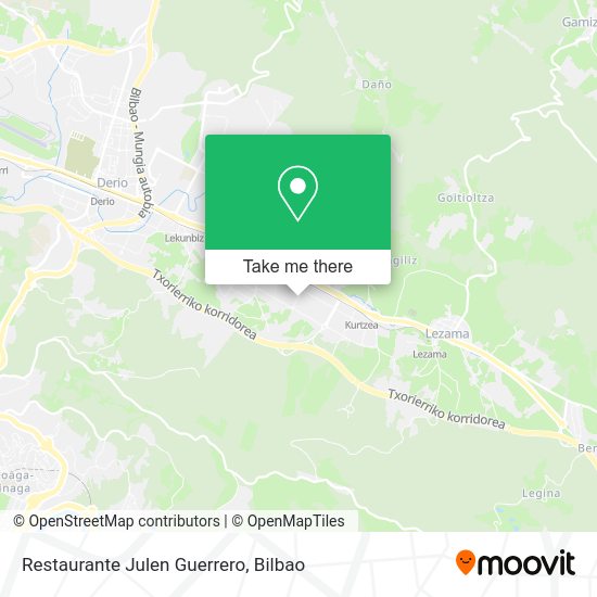 Restaurante Julen Guerrero map