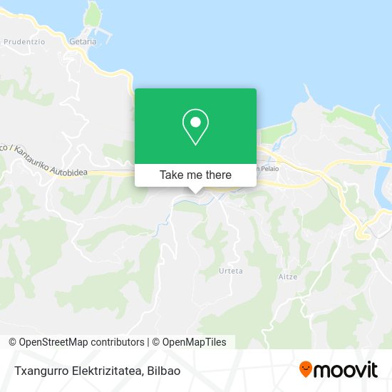 Txangurro Elektrizitatea map