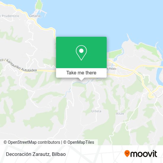 Decoración Zarautz map