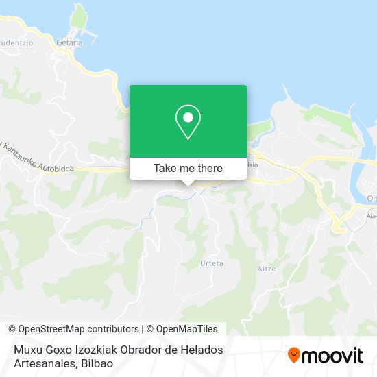 Muxu Goxo Izozkiak Obrador de Helados Artesanales map