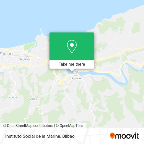 Instituto Social de la Marina map