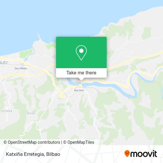 Katxiña Erretegia map