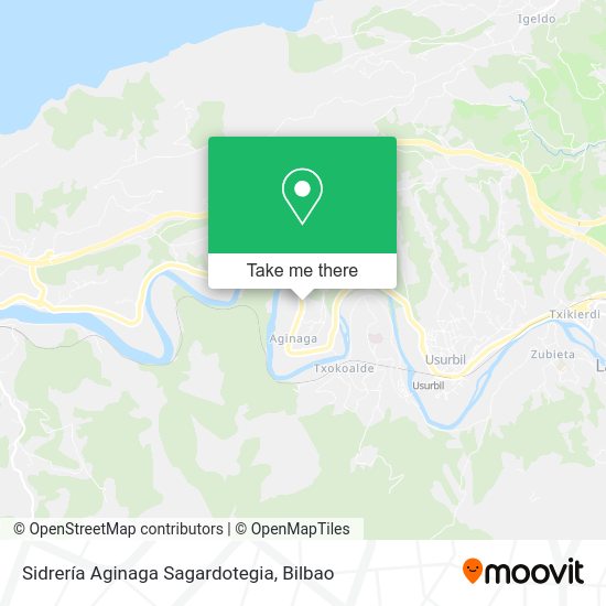 Sidrería Aginaga Sagardotegia map