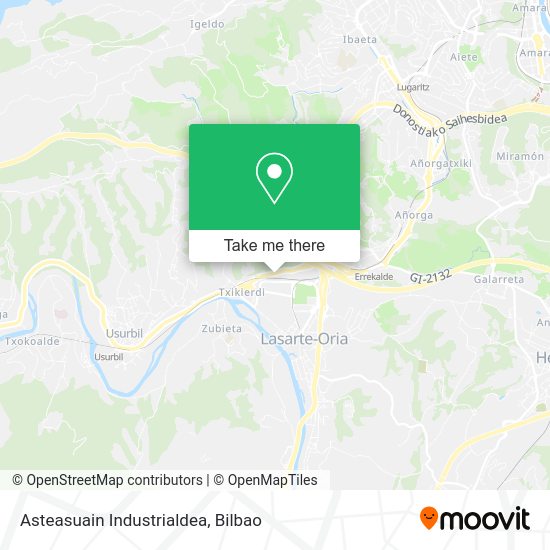 Asteasuain Industrialdea map