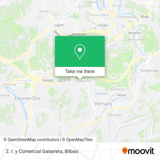 Z. I. y Comercial Galarreta map