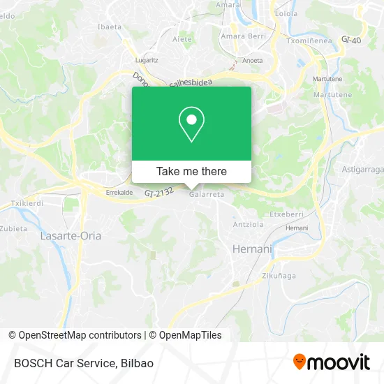 BOSCH Car Service map