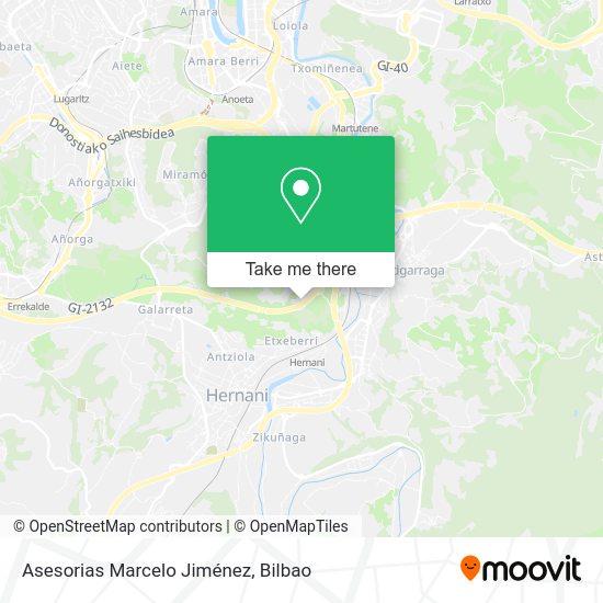 Asesorias Marcelo Jiménez map