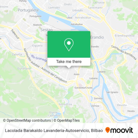 Lacolada Barakaldo Lavandería-Autoservicio map