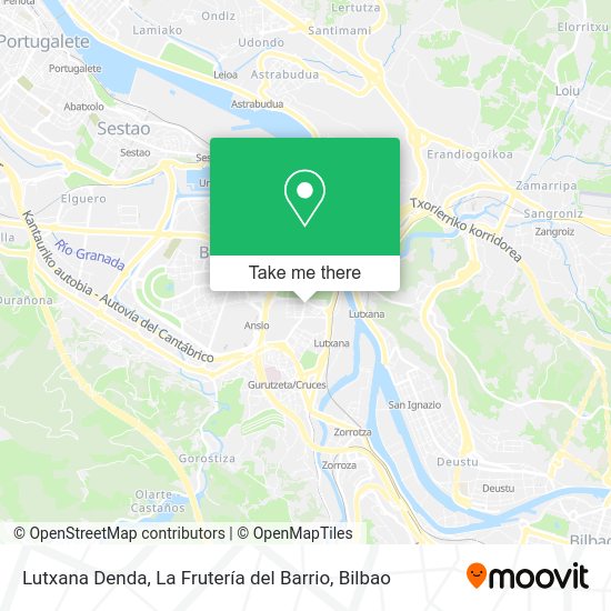Lutxana Denda, La Frutería del Barrio map