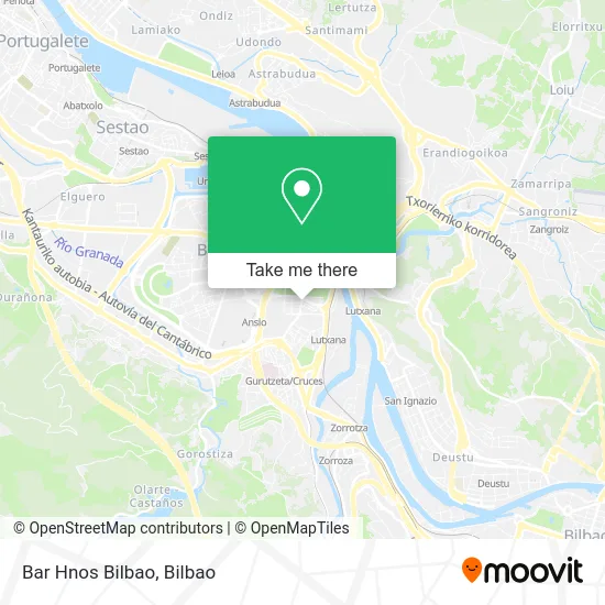 Bar Hnos Bilbao map