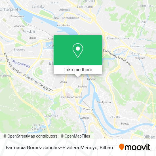Farmacia Gómez sánchez-Pradera Menoyo map
