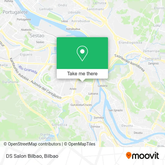 DS Salon Bilbao map