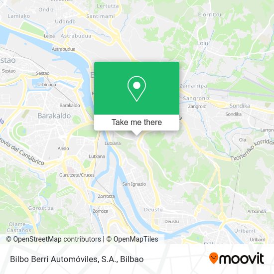 Bilbo Berri Automóviles, S.A. map