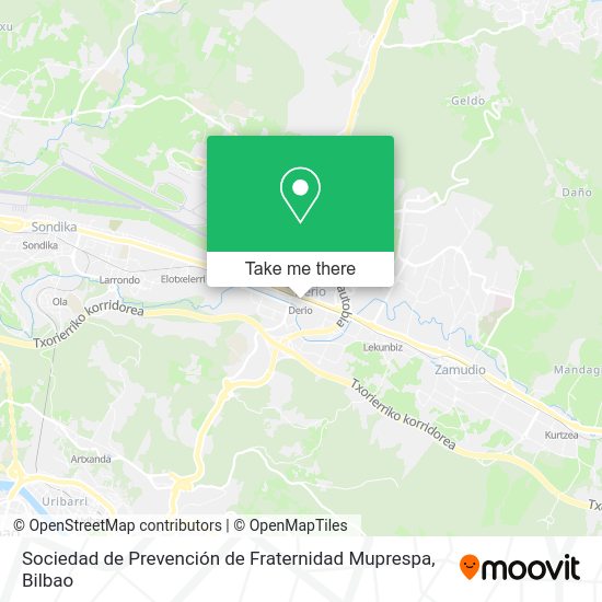 Sociedad de Prevención de Fraternidad Muprespa map
