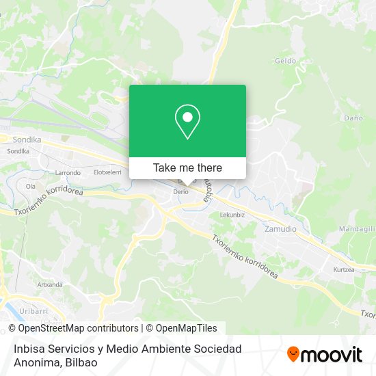 Inbisa Servicios y Medio Ambiente Sociedad Anonima map