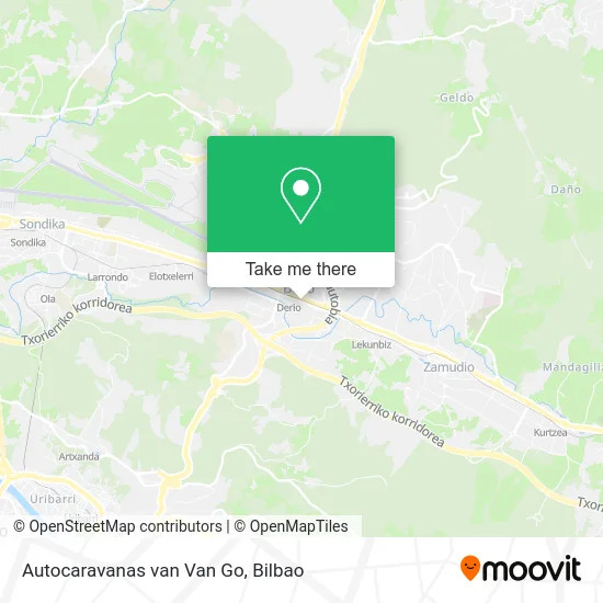Autocaravanas van Van Go map