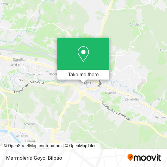 Marmolería Goyo map