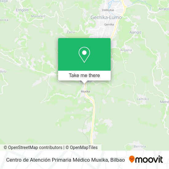 Centro de Atención Primaria Médico Muxika map